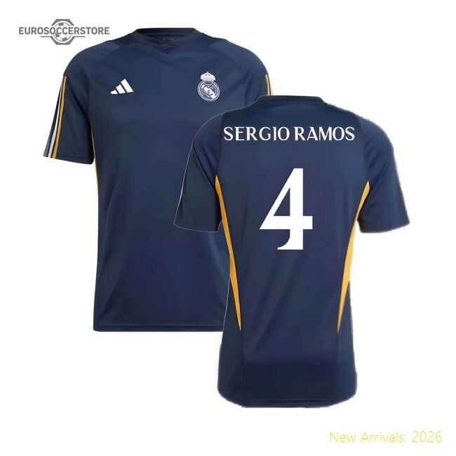2023-2024 Real Madrid Training Shirt (legend Ink) (sergio Ramos 4)