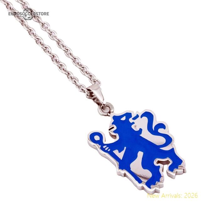 Premium Chelsea Fc Colour Lion Pendant & Chain - Premium Quality