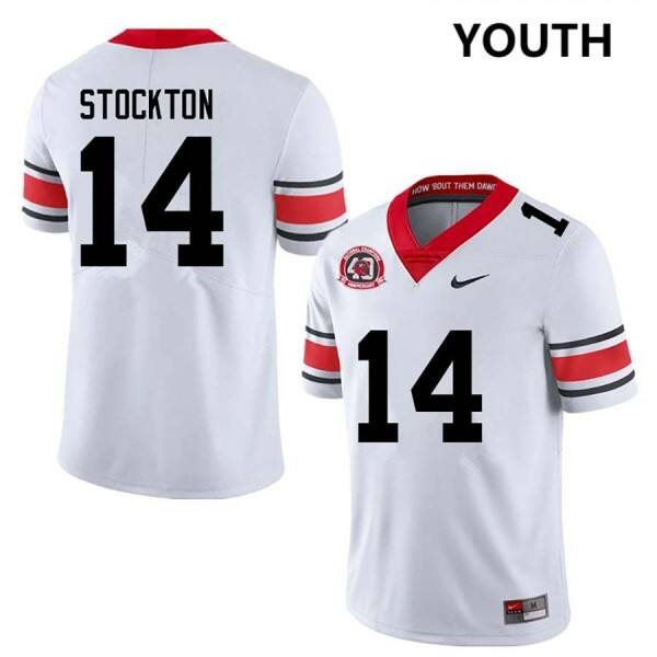 Youth(kids) Ncaa Team #14 Gunner Stockton Authentic Jersey