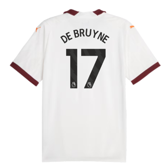 Superior Legendary 2023-2024 Away Moisture-Wicking DE BRUYNE 17 A#157