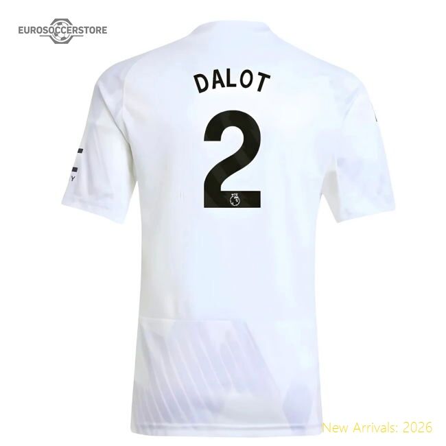 Official 2025-2026 Man Utd Away Shirt (kids) (dalot 2) - Premium