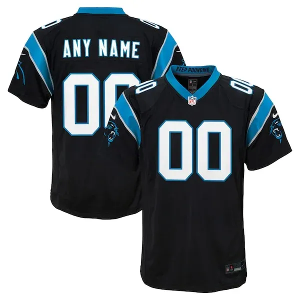 None Carolina Panthers Game Jersey - Black | NFL Player Jersey