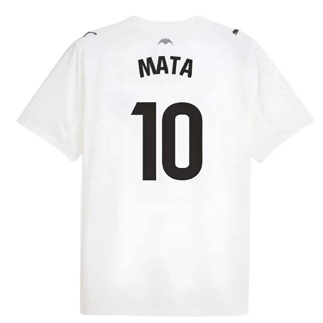 Mata 10 Collector's Exclusive Quality Valencia Home Collector Jersey