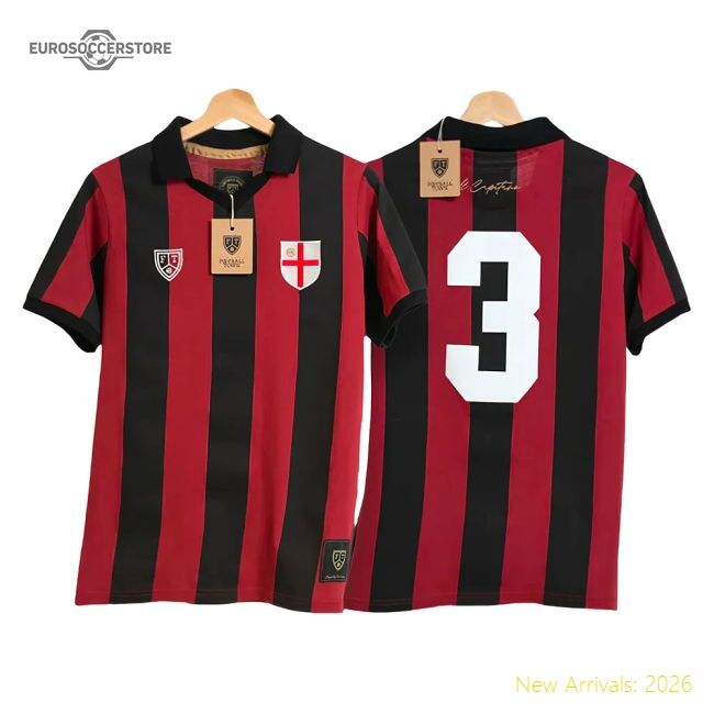Milan Paolo Maldini Capitano 3 Tribute Football Shirt - Supporter Edition