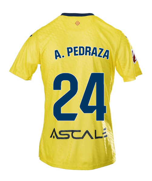 Villarreal 25-26 Home A. PEDRAZA Number 24 Football Jersey