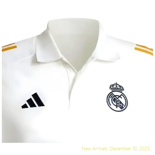 2024-2025 RM Real Madrid Polo Premium Quality Shirt (White) - Best