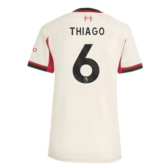 Womens Thiago 6 2025 Edition Lightweight Liverpool Away Team Kit