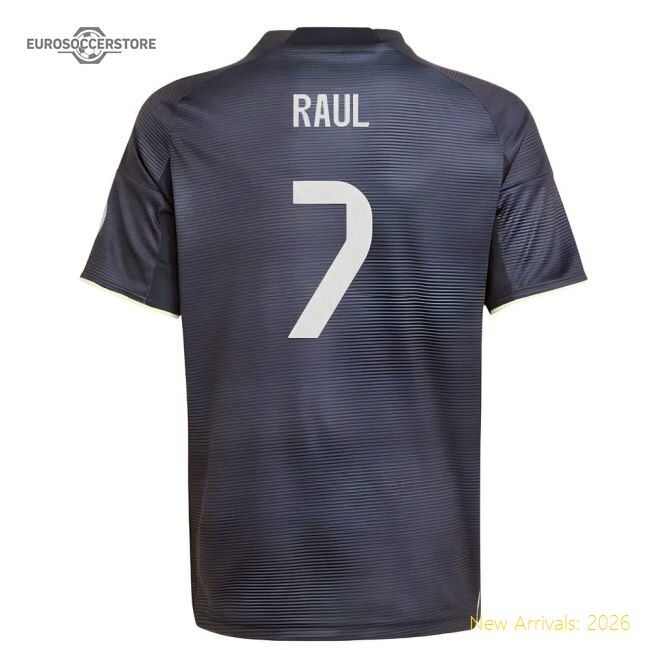 Premium Away Real Madrid Raul Jersey 2025-2026 Quick-dry