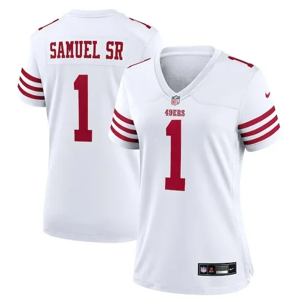 Durable SF 49ers Game Jersey - White | NFL Fan Apparel | NFL Football