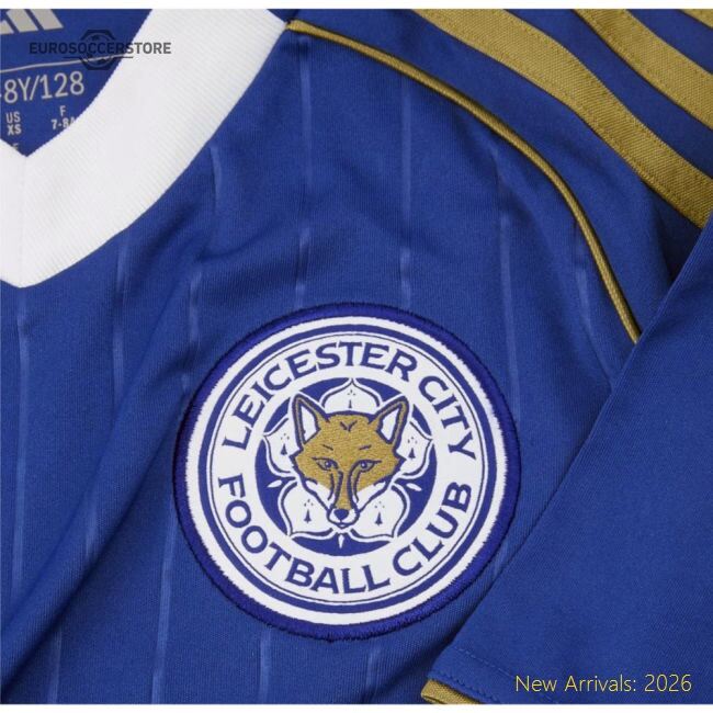 Official 2025-2026 Leicester City Home Shirt - Kids - Premium Quality