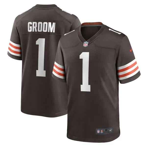 None Game NFL Jersey - Brown | Official Football Apparel | NFL Footbal