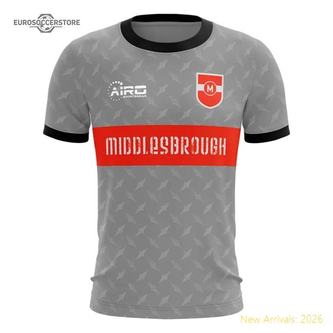 Official 2025-2026 Middlesbrough Away Concept Football Shirt (your