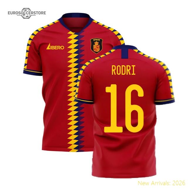 2026 Spain Home Jersey - Premium-Grade Match Style Breathable