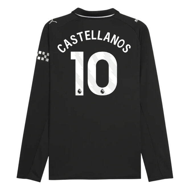 2025-20 Man City Away Soccer Shirt Castellanos #10 L M S