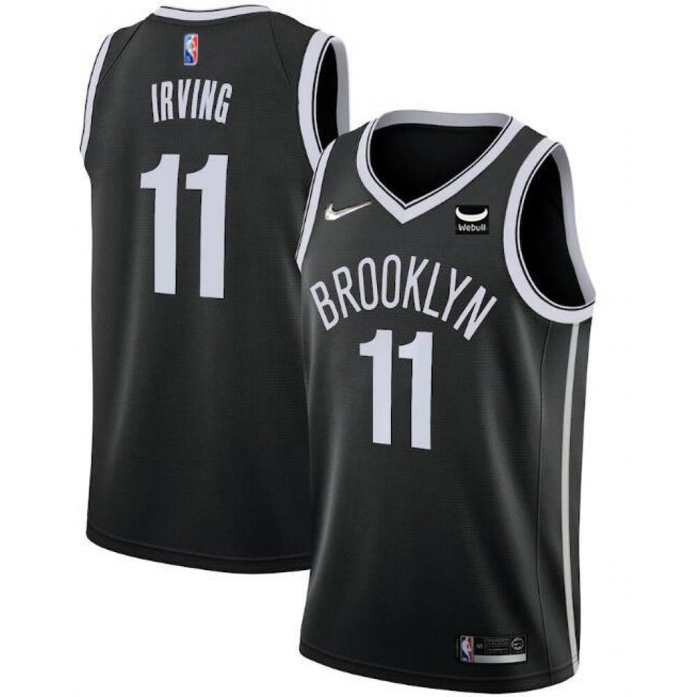 Authentic 11 Brooklyn Nets Jersey Black - - Fan Favorite