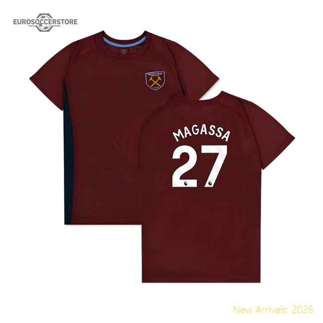 Exceptional West Ham United Poly T-shirt (claretblue) - Authentic Design