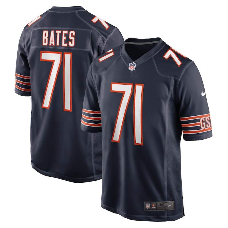 None Ryan Bates CHI Bears Premium Game-Day Essential Football Apparel
