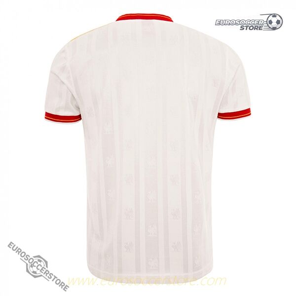 Liverpool's 1985-1986 Third Retro Football Jersey in White
