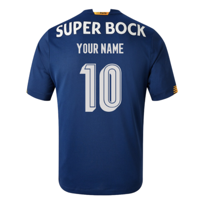 Original 2020-2021 FC Porto Away Shirt (Your Name) Licensed Product