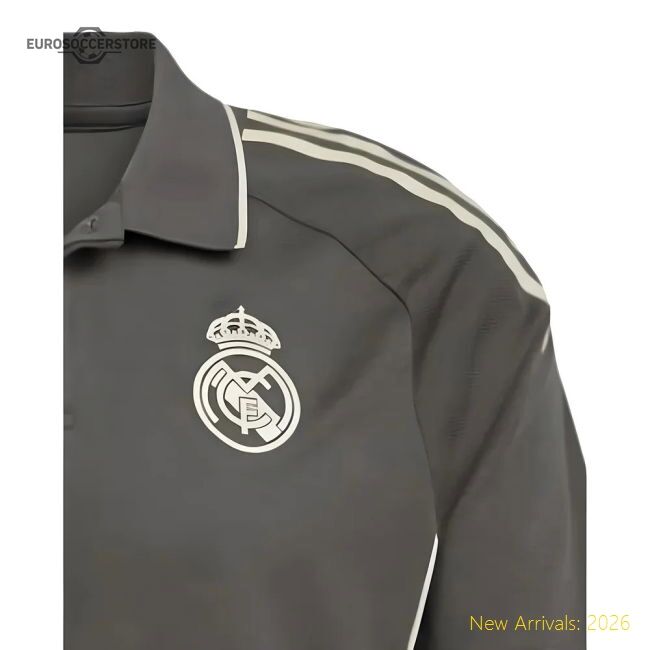 2025-2026 Real Madrid Polo Shirt (utility Grey) - Unique Style