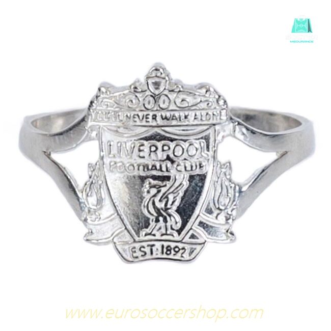 Liverpool FC Sterling Silver Split Shank Ring Small