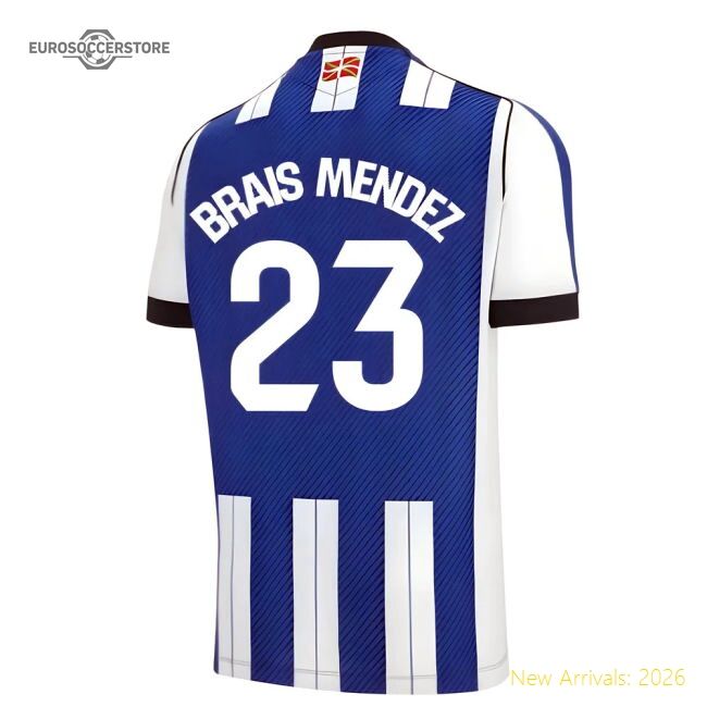 2025-2026 Real Sociedad First Jersey (brais Mendez 23) - Affordable