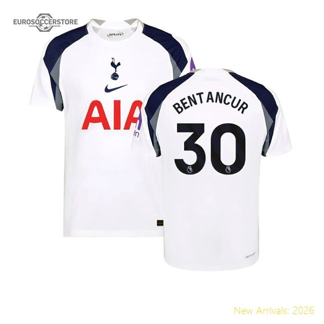 2025-2026 Thfc Hotspur Authentic Home Shirt (bentancur 30)