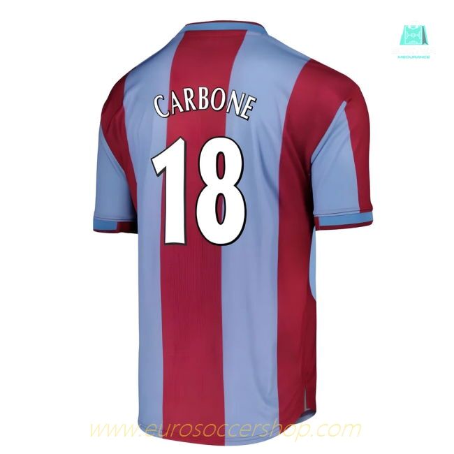 Aston Villa 2000 Home Retro Shirt (Carbone 18)