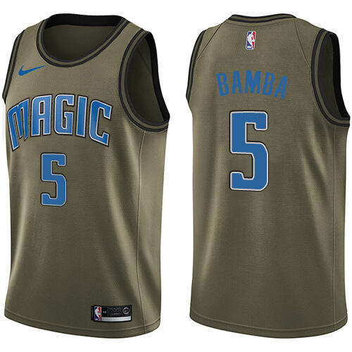 Magic #5 Mohamed Bamba Performance 2024 Icon NBA Jersey - Green