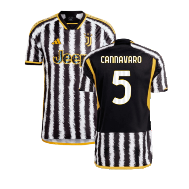 Ultra Comfort Faithful Juve Juventus Home Shirt Cannavaro #5 New R...