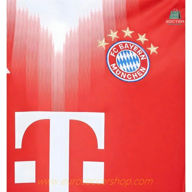 2025-2026 Bayern Munich Long Sleeve Home Shirt (Kids)