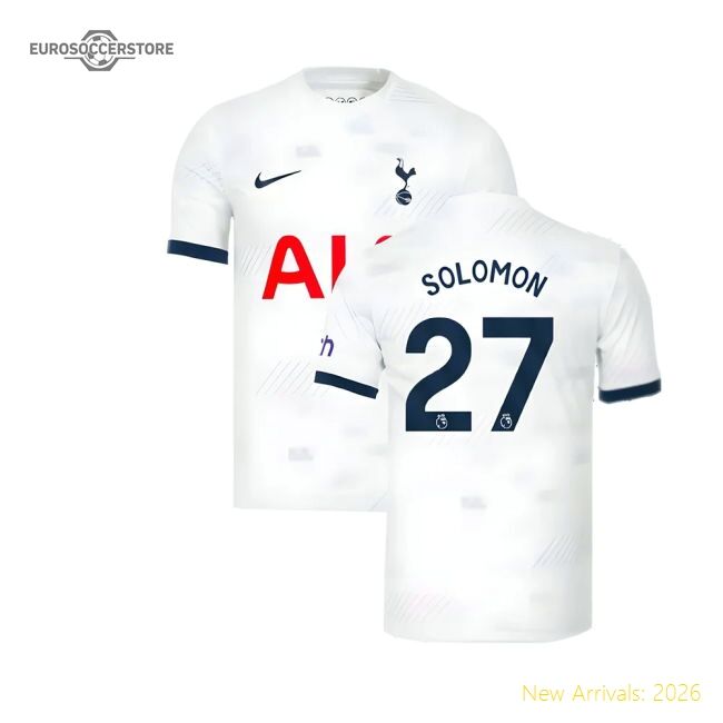 Authentic 2023-2024 Tottenham Hotspur Home Shirt (solomon 27)