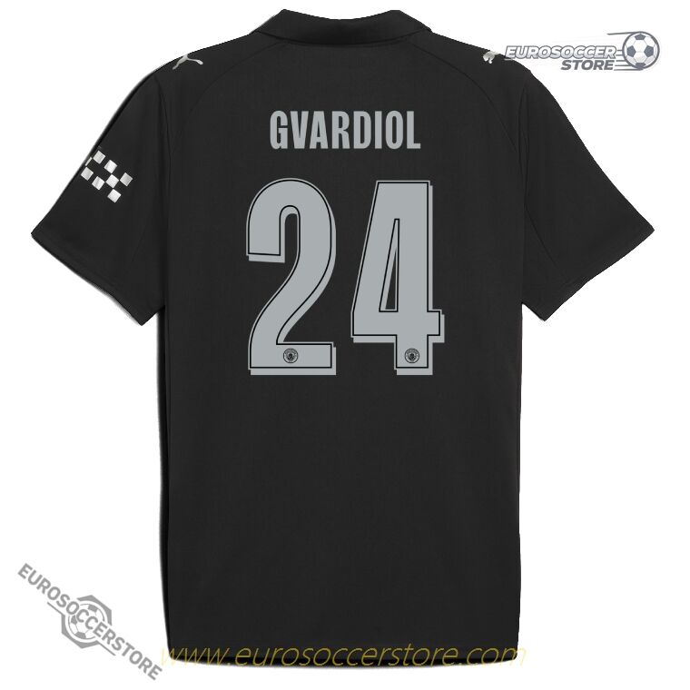 Away UCL Jersey 25-26 of GVARDIOL 24 for Manchester City