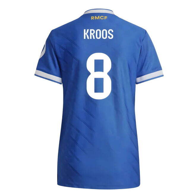 2025-2026 Genuina Camiseta Real Madrid Tercer - Mujeres Con Kroos 8