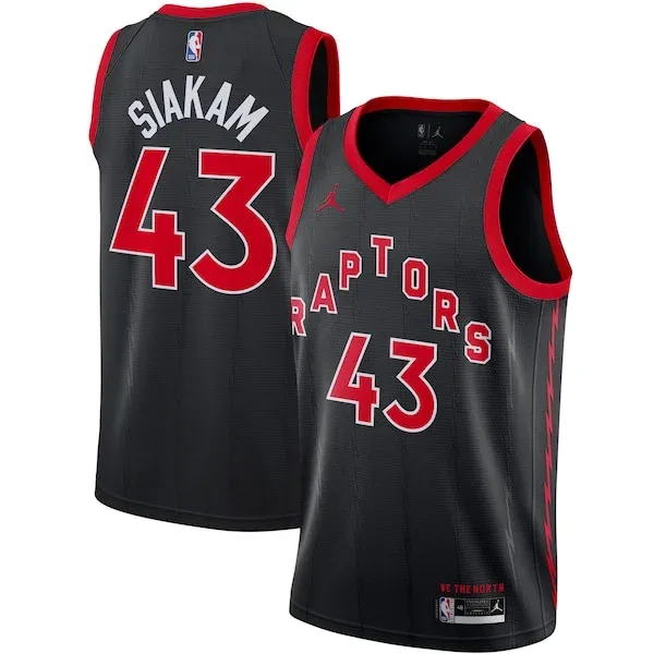 Authentic Pascal Siakam TOR NBA Jersey - Black - Licensed Product
