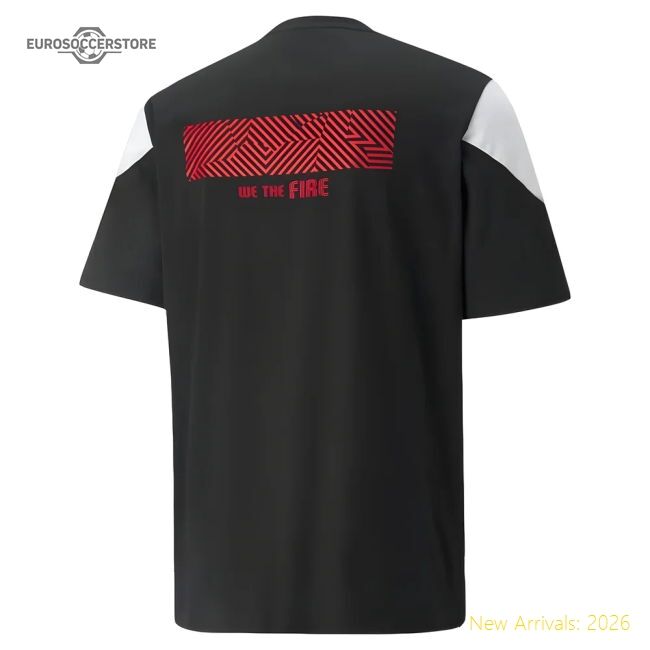 2021-2022 Ac Milan Ftblculture Tee (black) - Excellent Value