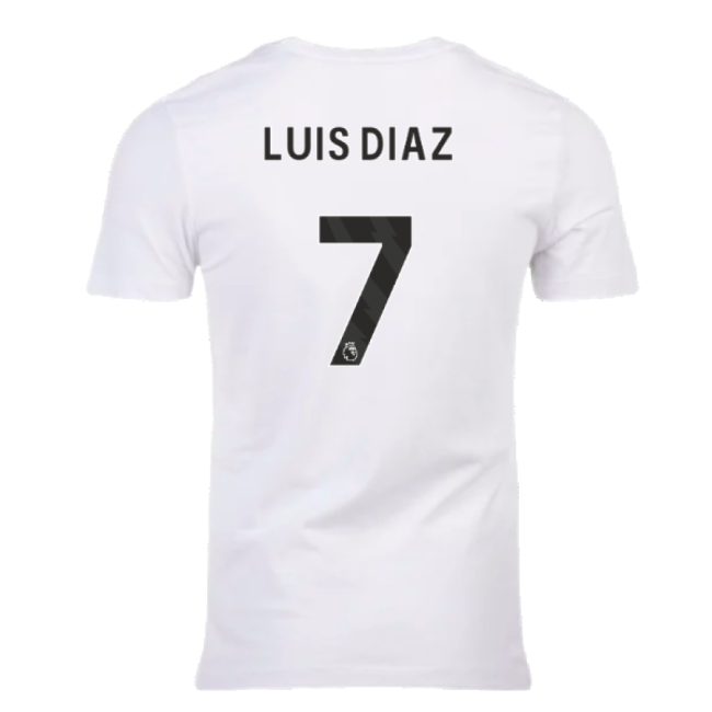 Liverpool Team Contemporary Home Football Shirt (Luis Diaz 7)