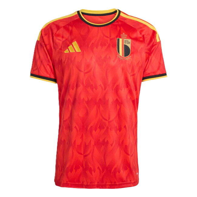 Licensed Copy Belgium Home Supporter Shirt for Adults