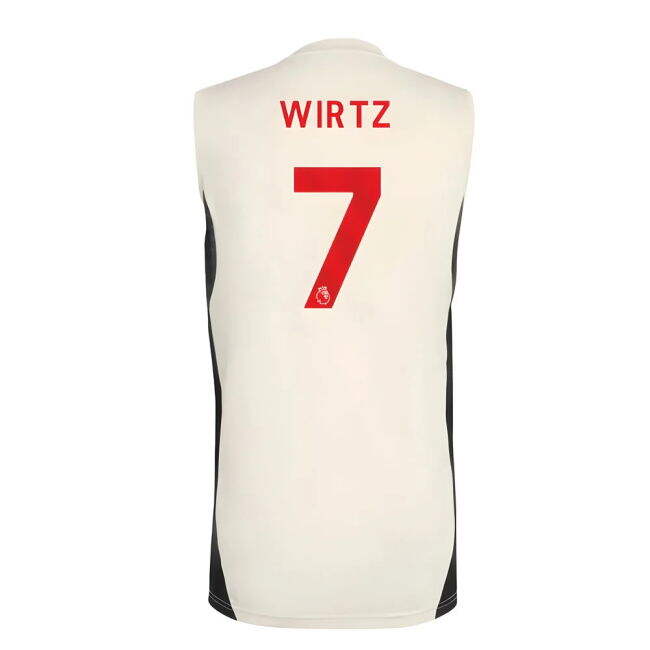 Wirtz 7 Match Worn Style Liverpool Home Player Jersey 2025-2026