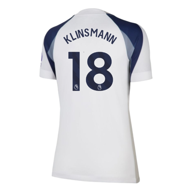 Tottenham 2025-20 Home Football Shirt Klinsmann (18) L M Women S
