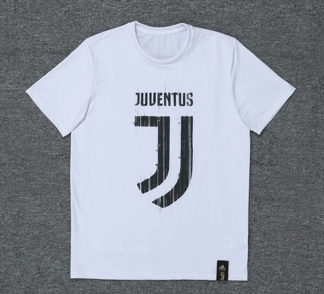 Licensed 2019-20 JUVENTUS WHITE T-SHIRT - Official Replica 5757