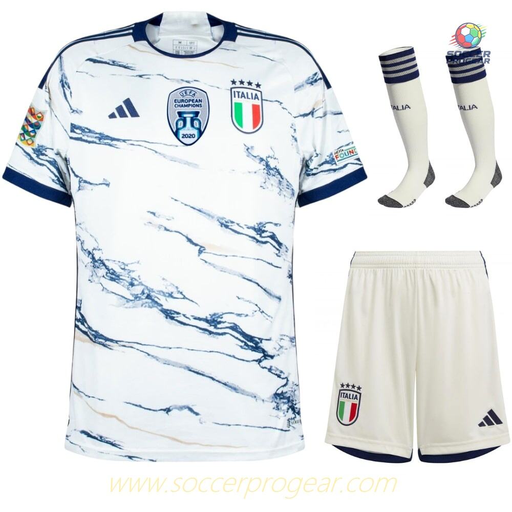 CHILDREN'S JERSEY ITALY AWAY 2023 2024 WINNER EURO 2020