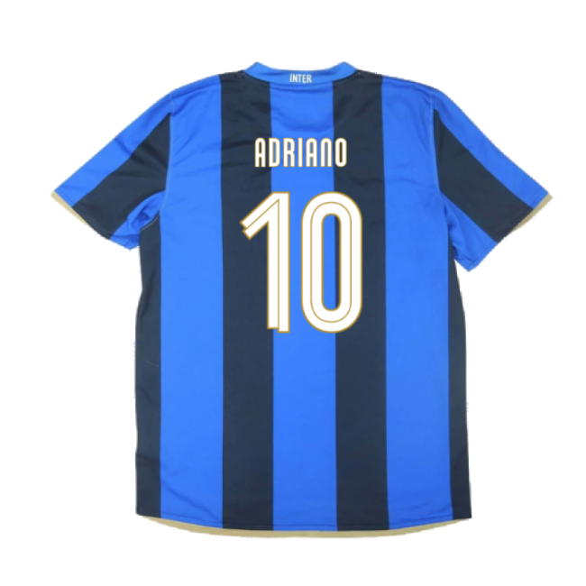 Exceptional Inter Milan 2008-09 Home Shirt ((excellent) S) (adriano
