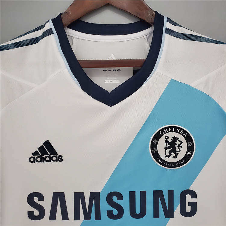 1213 CHELSEA RETRO AWAY WHITE SOCCER SHIRT JERSEY - Official Replica