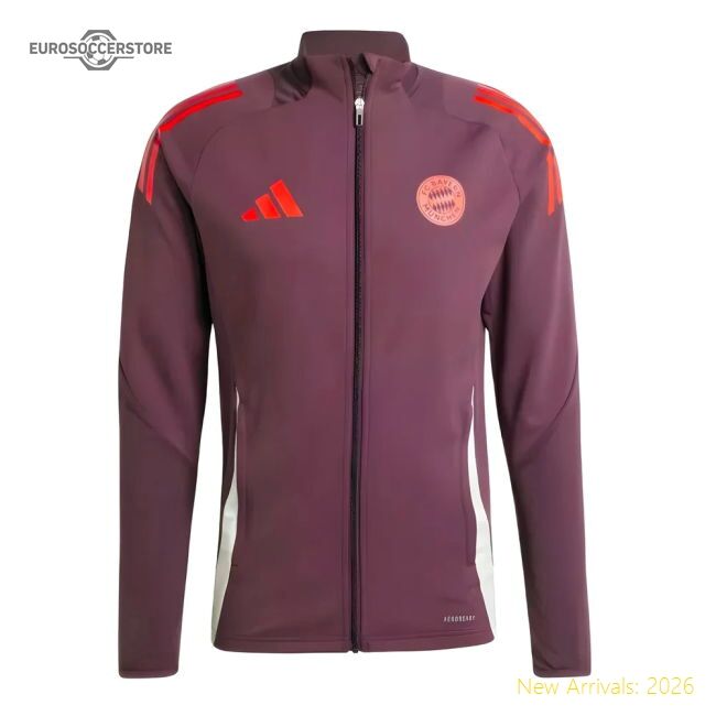 2024-2025 Bayern Munich Track Jacket (shadow Maroon) - Concept Creation
