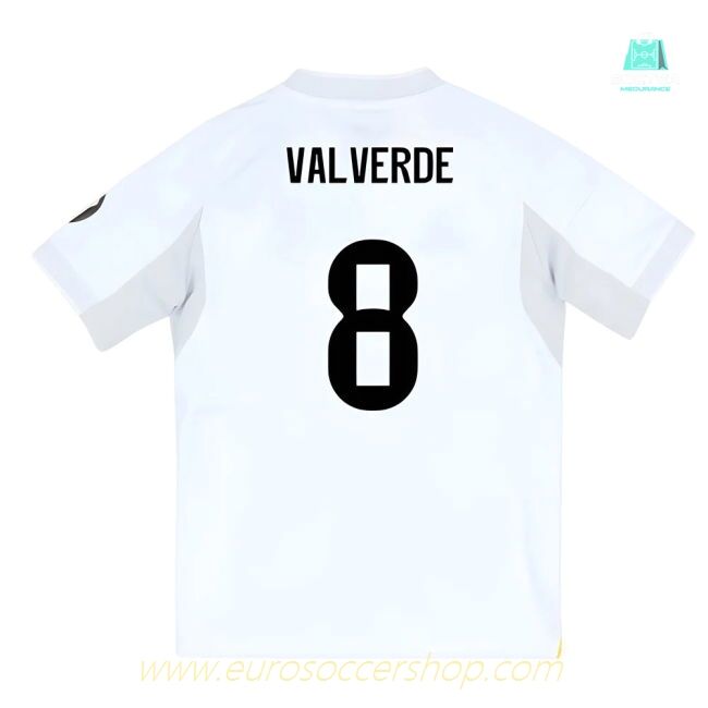 2025-2026 Real Madrid Home Youth Kit (Valverde 8)