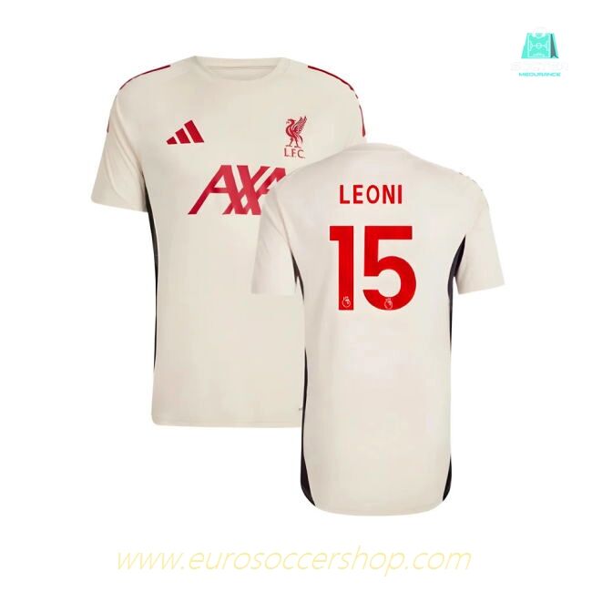 2025-2026 Liverpool Training Jersey (White) (Leoni 15)