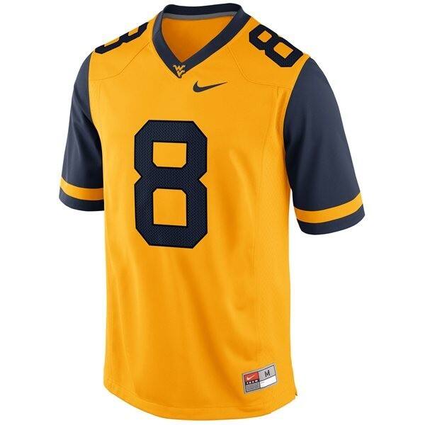 Men #8 Gold Men Gold V9c Jersey