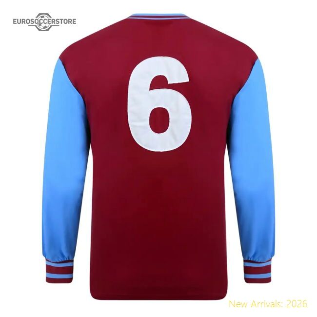 Score Draw West Ham United 1964 Fa Cup Final No6 Retro Football Shirt