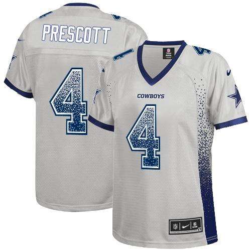 Authentic NFL Dallas Cowboys #4 D. Prescott None Drift Fashion Elite